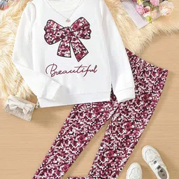 BAESD Girls Printed Top with Trousers-image-36
