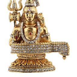 Kulin Metal Metal Prince Lord Shivling Shiva Idol-image-12