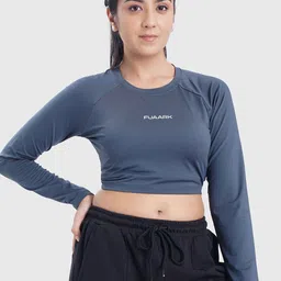FUAARK Women Stretchex Typography Printed Round Neck Slim Fit T-shirt-image-67