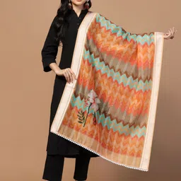 Kaizen TEXO FAB Ethnic Motifs Printed Dupatta-87