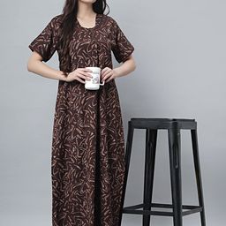 QUIRA Printed Maxi Nightdress-image-66