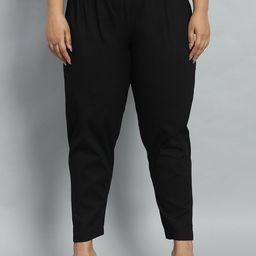 Fruba Women Tailored Straight Fit Wrinkle Free Trousers-image-67