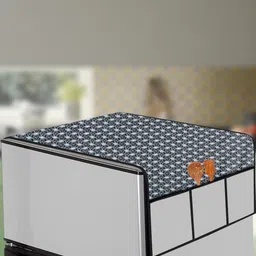 The Furnishing Tree Grey Plastic Refrigerator Cover-picture-42
