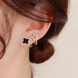 ONUYX Floral Ear Cuff Earrings-image-99