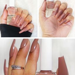 Indie Nails Set Of 2 12 Toxin Free Nail Color - 5 ml Each - Cutting Chai-Fussy Beige image 3