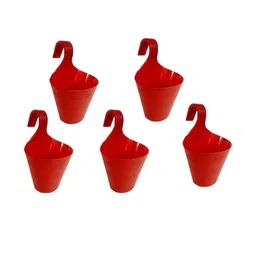 Go Hooked Hook Railing Planter Hanging Pots for Plant-60