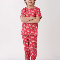 Anthrilo Boys Printed Night suit-9