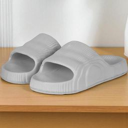RIFOF Men Grey PU Flip Flops-image-92