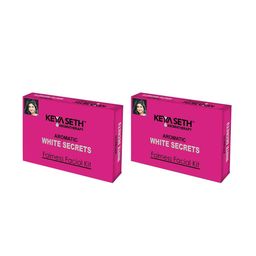 KEYA SETH Aromatic Set Of 2 White Secrets Fairness Facial Kit - 23g Each-image-16