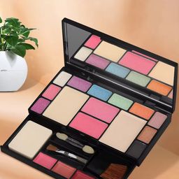 Adbeni 10 Eye shadow 2 Blusher 2 Compact 4 Lip Color Makeup Kit - 23gm-51