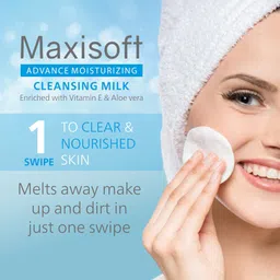 Maxisoft Set of 2 Advanced Moisturizing Cleansing Milk with Vitamin E - 300 ml Each image 4