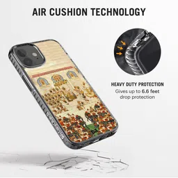 DailyObjects Off White & Red Printed Royal Decree  iPhone 12 Phone Case image 3