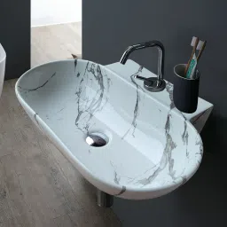 Premium Quality Designer Wall Mounted Wash Basin MacD Nwhite Table Top Basin-image-36