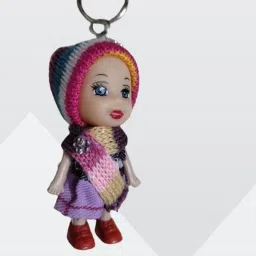 keychain multicolor sweet lovely doll keychain - 8 cm-30