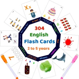160 English Learning & Educational Activity Flash Cards (Total 320 Activities) Included Alphabets, Numbers, Fruit & Vegetables, Body Parts…-23