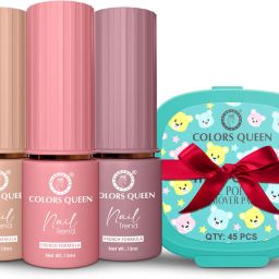 Nail Trend Glossy Nail Polish Combo Set of 3 with Free Nail Paint Remover Wipes Rough Rest, Velvet Rose, Sweet Tart-5