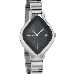 Fastrack Women Black Dial Watch 6109SM02-35