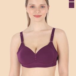Tweens Burgundy Bra Full Coverage Lightly Padded-image-67