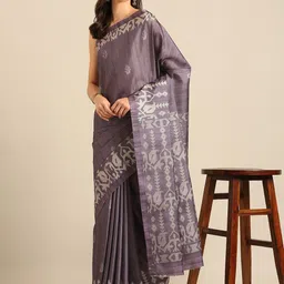 SANGAM PRINTS Geometric Printed Saree-image-17