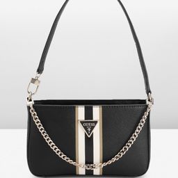 GUESS PU Textured Structured Shoulder Bag-image-17