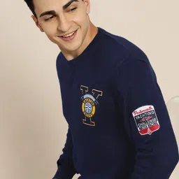 HERE&NOW Acrylic Pullover with Applique Detail-image-44