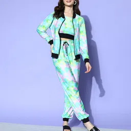 Bannos Swagger Women Printed Top With Trousers & With Jacket-picture-20