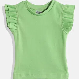 Eteenz Kids Girls Flutter Sleeve Top-picture-18
