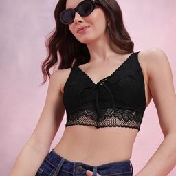 DressBerry Floral Lace Full Coverage-Bralette-33