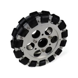 EasyMech 152mm Double Aluminium Omni Wheel Basic (Bush Type Roller)-35