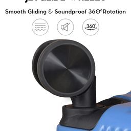 MOVE-MEANT Set Of 2 Textured 360-Degree Rotation Hard-Sided Trolley image 4