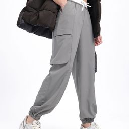glitchez Men Contrast Trims Baggy Fit Joggers-image-79