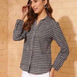 Fabindia Black Cotton Regular Shirt-image-60