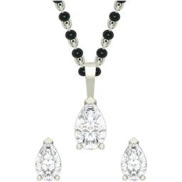 Clara 92.5 Sterling Silver Mangalsutra Set-image-95