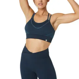 Asics Nagino Seamless Blue Sports Bra-image-55