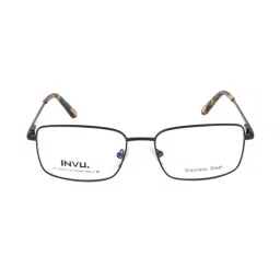 INVU B3909A Black Full Rim Rectangular Frame-image-22