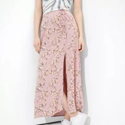 American Eagle Outfitters Pink Printed Maxi Skirt-image-18