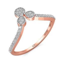 Joyalukkas 18k Rose Gold & Diamond Ring for Women-image-54