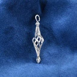 Clara 925 Silver Platinum Plated Marzell Pendant Without Chain Gift for Men-image-87