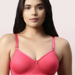 Enamor Pink Non-padded Bra-picture-39