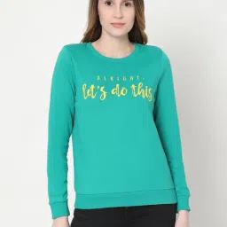 Vero Moda Turquoise Graphic Print Sweatshirt-picture-39