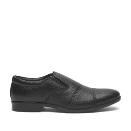 Pelle Albero Men's Black Casual Loafers-image-45