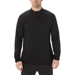 Asics Black Mock Collar T-Shirt-picture-6