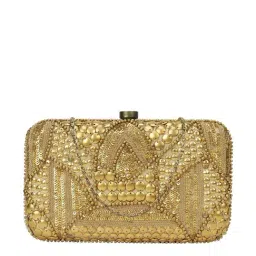 Spice Art Golden Minaudiere Clutch-27