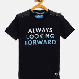 Duke Kids Black Graphic Print T-Shirt-image-88