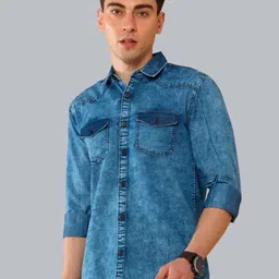 18 Plus Men Faded Opaque Casual Shirt-image-35