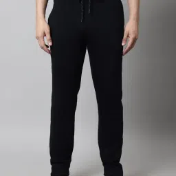 Cantabil Navy Regular Fit Trackpants-picture-44