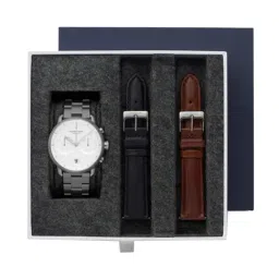 Nordgreen Pioneer PI42GMXX3LGULEBLLEBR Analog Watch for Men with 2 Leather Strap-44