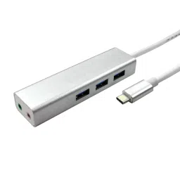 RS PRO Male USB C Audio supported to Female USB A x 3 cable USB 3.0, 270mm Model No 1954880-image-21