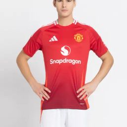 Adidas Red 100% Polyester Slim PrintedJerseys-picture-31