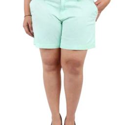LASTINCH Green Cotton Shorts-image-43